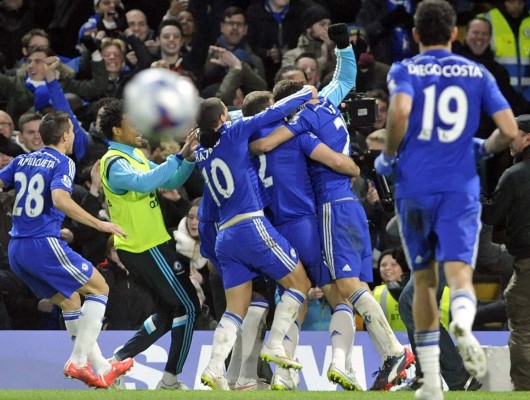 El Chelsea de Mourinho, finalista de la Copa de la Liga tras eliminar al Liverpool