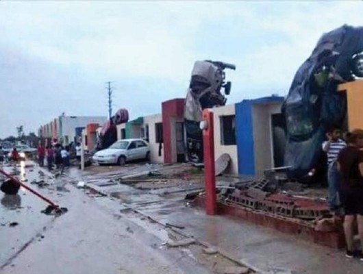 Devastador tornado deja al menos 11 muertos en México