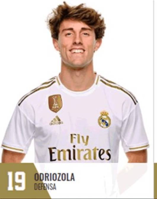 Álvaro Odriozola - El defensa español se queda con el dorsal 19.