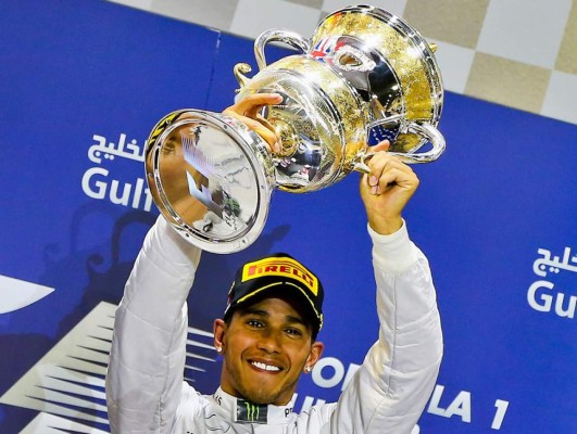 Lewis Hamilton ganó el Gran Premio de Baréin