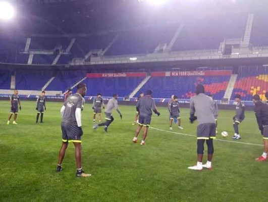 Olimpia reconoció el Red Bull Arena y se reporta listo para la batalla