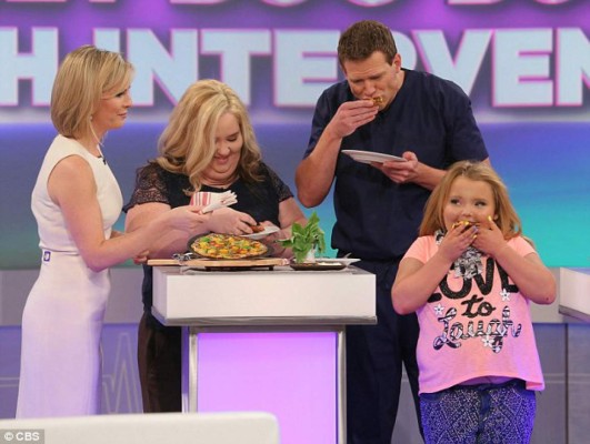 Exhiben obesidad de la famosa 'Honey Boo Boo”