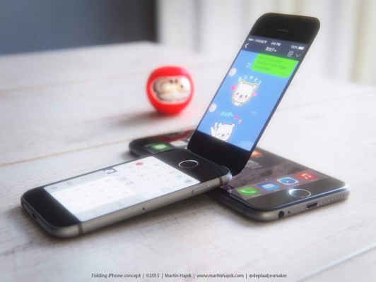 Apple patenta modelo de celular flexible