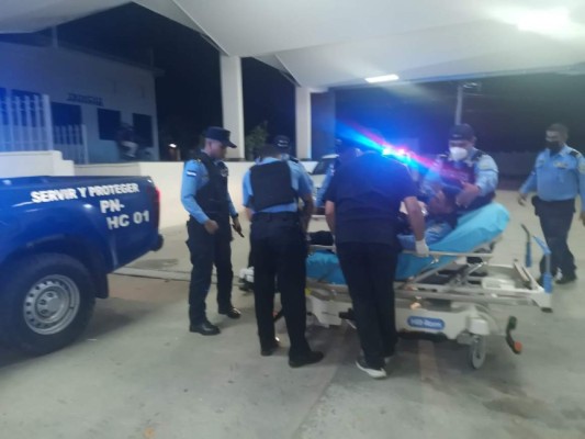Dos policías heridos en ataque de sicarios en colonia Villa Ernestina de San Pedro Sula
