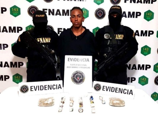Capturan a supuesto pandillero distribuidor de droga en Tegucigalpa