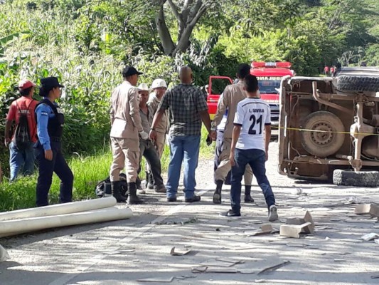 Accidente vial deja dos muertos en el occidente de Honduras