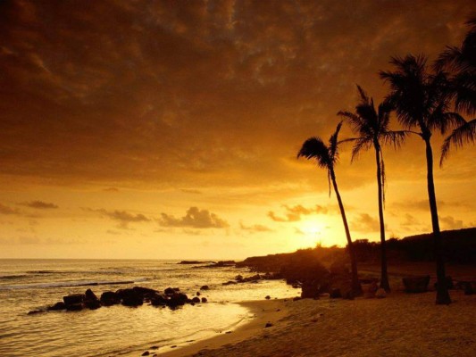 Un atardecer en Trujillo, Honduras. Foto: Melvin Cubas