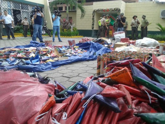 Decomisan pólvora valorada en un millón de lempiras en San Pedro Sula