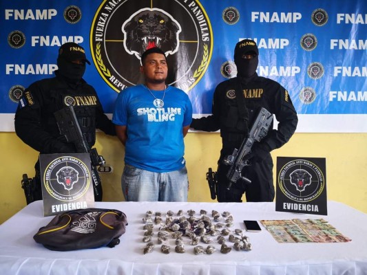 Capturan a integrante de la MS13 por tráfico de drogas en La Ceiba