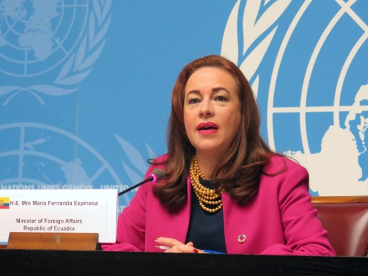 María Espinosa es la nueva presidenta de la Asamblea General de la ONU