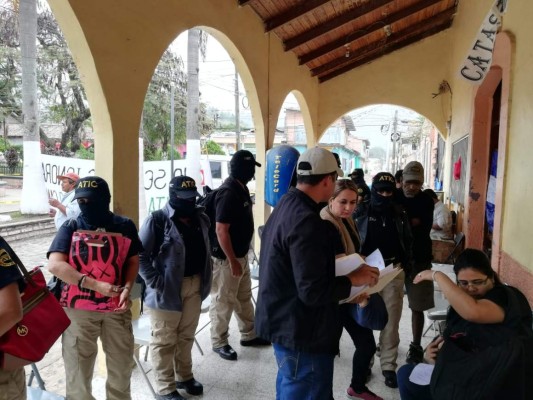 Atic secuestra documentos en la Alcaldía de Talanga