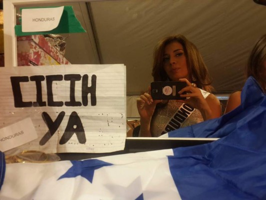 Miss Honduras pide la CICIH en el Miss Universo