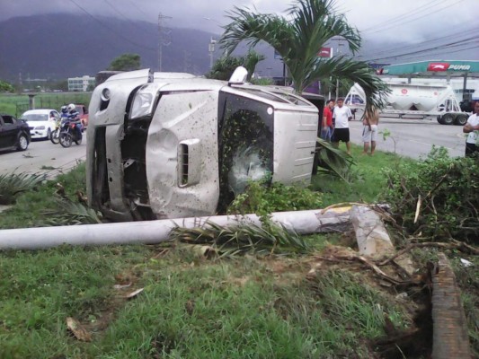 Muere militar y dos más resultan heridos en accidente en San Pedro Sula