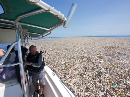 Islas de basura, la evidencia de una catástrofe ambiental en Honduras