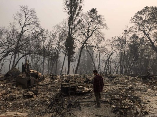 Continúa la búsqueda de víctimas por incendios en California