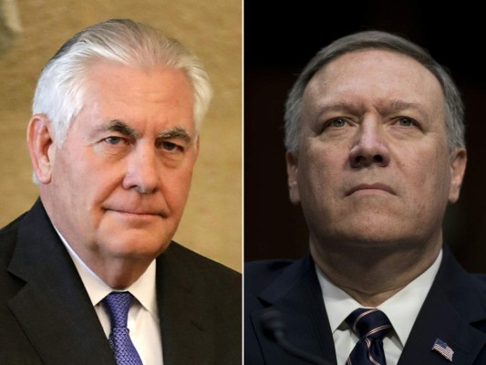 Trump despide a su secretario de Estado Tillerson y nombra a Pompeo