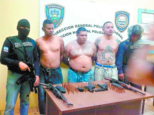 Caen 3 pandilleros en Tegucigalpa