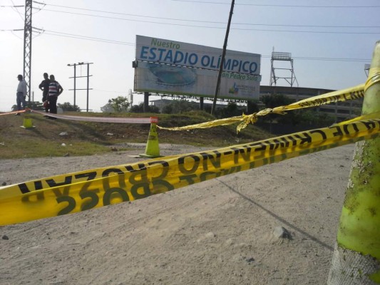 Hallan cadáver embolsado cerca al Estadio Olímpico en San Pedro Sula