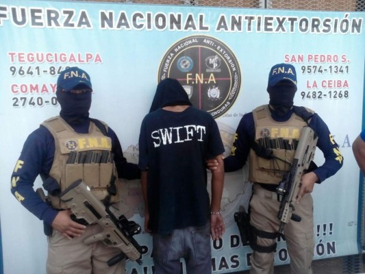 Detienen a estudiante por extorsión en Comayagüela