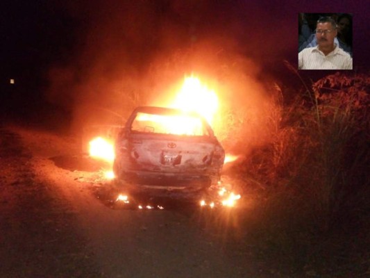Tras desaparición de catedrático su vehículo es encontrado en llamas en Roatán