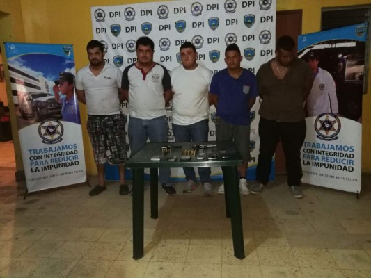 Capturan a supuestos integrantes de la banda 'Los Pacharacas' en El Progreso