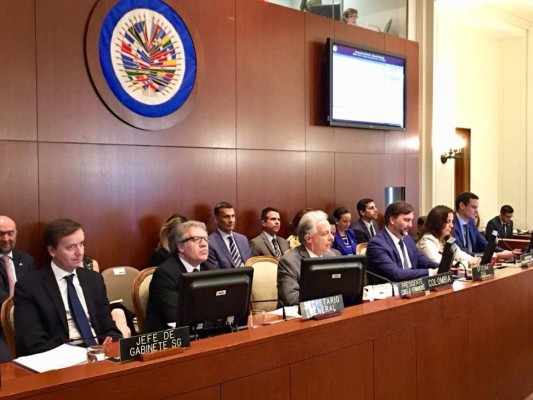 OEA crea 'grupo de trabajo' para Nicaragua con participación de doce países