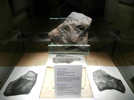 El único meteorito encontrado en Grecia regresa temporalmente al país