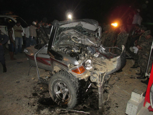 Dos muertos y un herido en accidente vehicular en el sur de Honduras