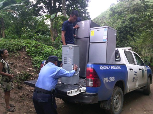 En hoyo hallan artículos robados en San Pedro Sula