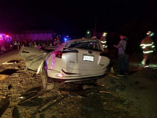 Seis muertos deja accidente de rastra en Comayagua