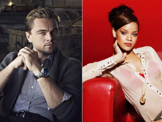 La prueba del beso de DiCaprio y Rihanna
