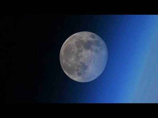 Cosmonauta graba 'desaparición” de la Luna