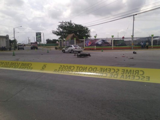 Motociclista pierde la vida al chocar contra un vehículo en San Pedro Sula