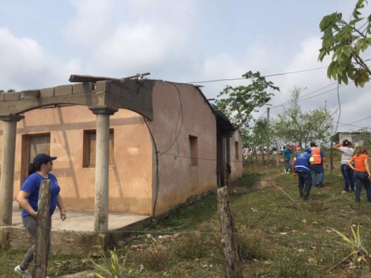 Temporal daña viviendas en Olancho y El Paraíso