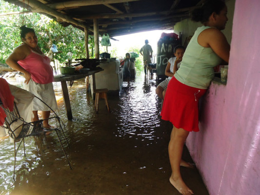 Inundaciones y un desaparecido en el oriente de Honduras