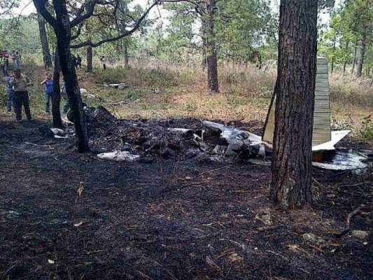 Por falla en la potencia del motor se habría estrellado avioneta en Celaque