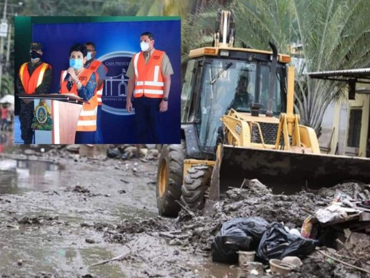 Gobierno de Honduras asegura haber ayudado con limpieza a 321.464 afectados por tormentas