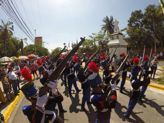 Espectacular fiesta patria se vivió en San Pedro Sula