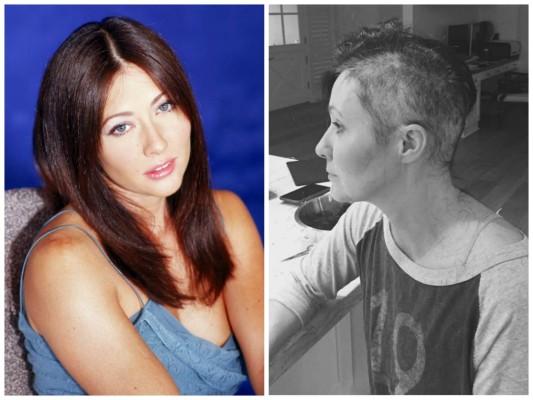 Shannen Doherty rapa su cabello por el cáncer de mama