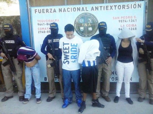 Capturan a cinco menores por extorsión en Tegucigalpa