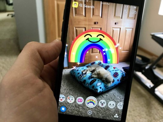 Snapchat estrena sus filtros en 3D
