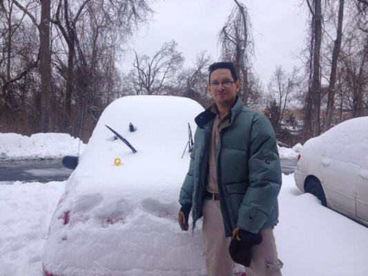 Hondureños comparten sus fotos de la tormenta de nieve en EUA