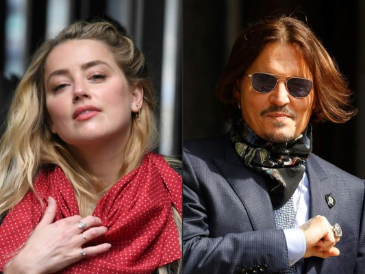 (FILES) (COMBO) This combination of file pictures shows US actress Amber Heard arriving on July 23, 2020, and US actor Johnny Depp arriving on July 24, 2020, at the High Court in London. - A British court is to rule on March 25, 2021, whether Johnny Depp's lawyers can appeal against a high-profile libel ruling that upheld claims the Hollywood star beat his ex-wife Amber Heard. (Photos by DANIEL LEAL-OLIVAS and Tolga Akmen / AFP)