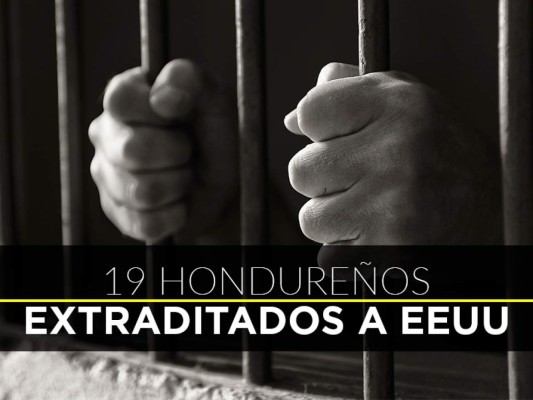 Los rostros de los 20 hondureños extraditados a EEUU por narcotráfico y sobornos