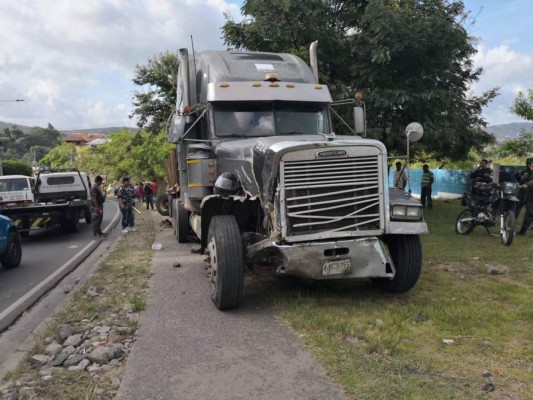 Conductor de rastra que mató dos personas en Tegucigalpa comparece en audiencia inicial