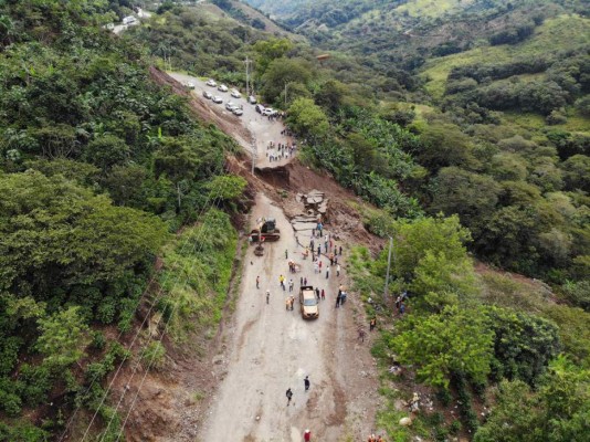 Repararán carretera entre Santa Rosa de Copán y Ocotepeque con fondos del BCIE