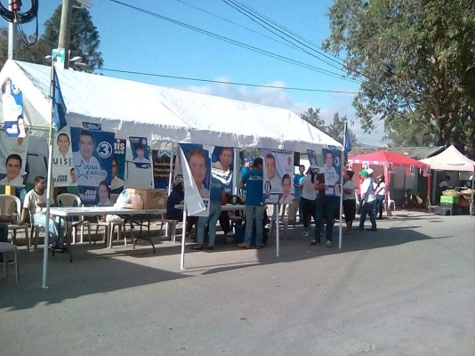 Tranquilidad en las urnas de Comayagua y Siguatepeque