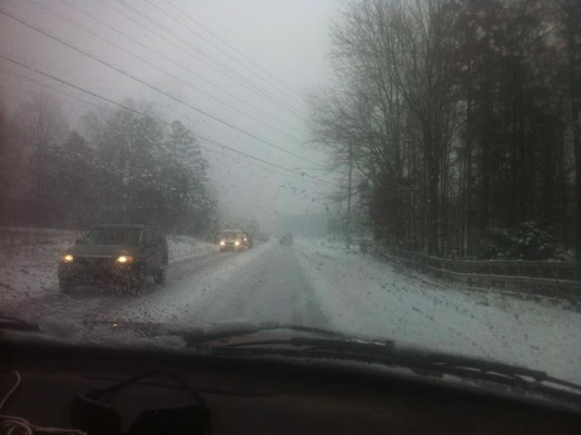 Hondureños comparten sus fotos de la tormenta de nieve en EUA