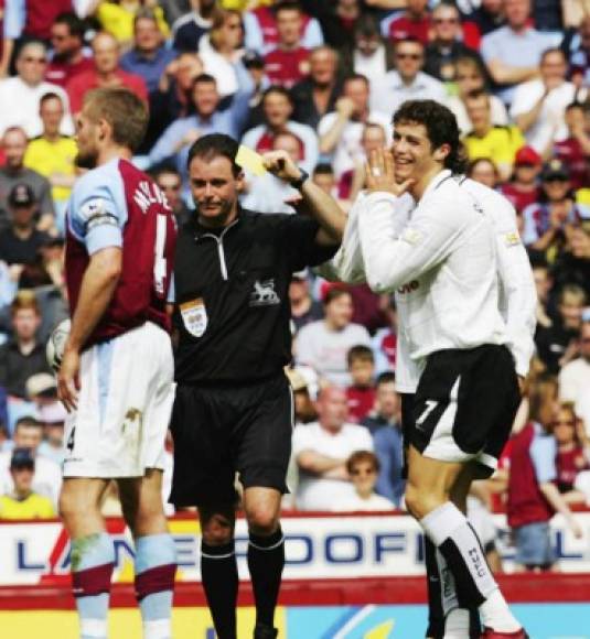 Aston Villa-Manchester United (15 de mayo de 2004) - La primera expulsión en la carrera de Cristiano Ronaldo se produjo en la temporada 2003/2004.