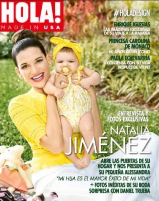 'Algunos bebés lloran, se quejan, pero ella siempre se ríe. Por las mañanas ya levanta los brazos para que la coja. Cuando sientes ese amor ya nada importa', explicaba Natalia a la revista ¡Hola!.